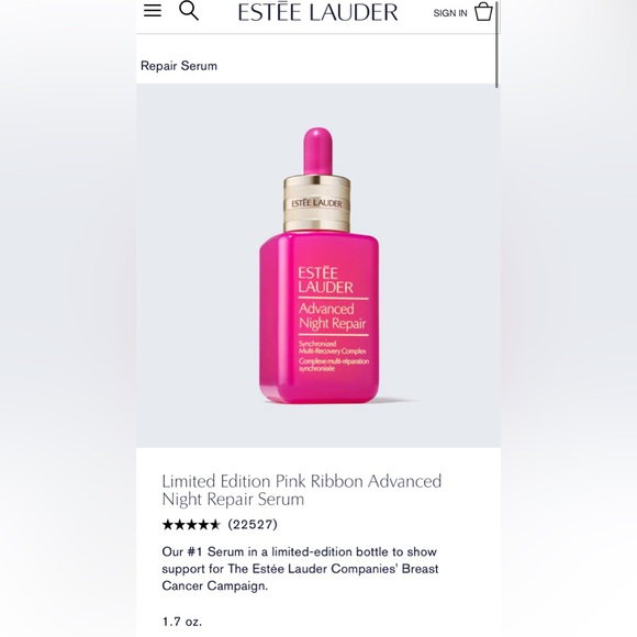 Estée Lauder Advanced Night Repair- Limited Edition Breast Cancer Awareness Set - Picture 2 of 11